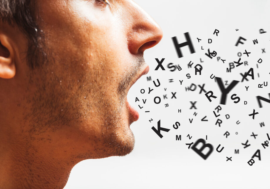 Close,Up,Of,A,Young,Man,Speaks,-,Words,Power